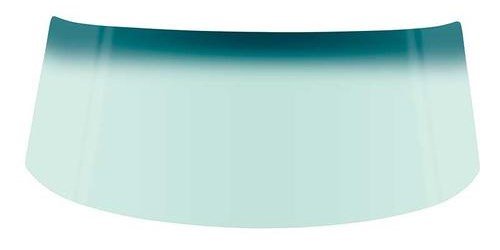 DW647T 1964-65 Dodge, Plymouth B-Body; Front Windshield Glass; Green Tint; with Blue/Green Upper Shaded Band
