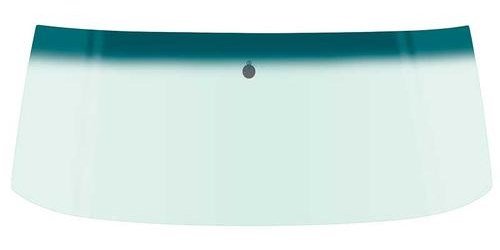 DW667T 1966-69 Fairlane, Comet, Cyclone, Montego; Front Windshield Glass; with Mirror Bracket; Lt Green Tint; with Blue/Green Up