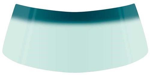 DW669T 1966-70 Riviera, Eldorado, Toronado; Front Windshield Glass; 2 Door, Hardtop; Tinted with Blue/Green Upper Shade Band; wi