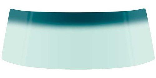 DW690T 1967-76 Dodge, Plymouth A-Body; Front Windshield Glass; 2 Door Hardtop & Convertible; Lt Green Tint; with Blue/Green Uppe