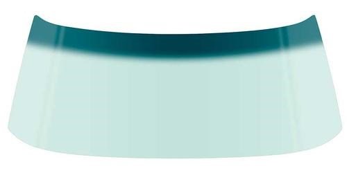 DW715T 1968-70 Dodge, Plymouth B-Body; Front Windshield Glass; 2 Door Hardtop & Sedan; Light Green Tint; with Blue/Green Upper S