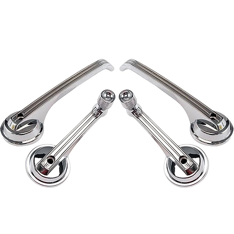 DWK2 1965-67 Mustang Fastback; Door and Window Handle Kit; Screw-on Style; 4-Pieces