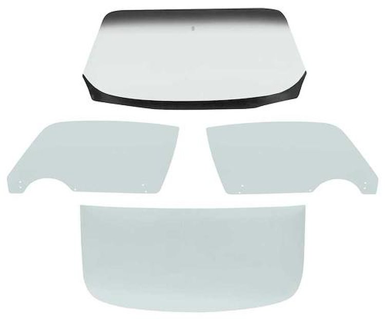 E355C Glass Kit 1970-74 Camaro/Firebird; Coupe; Clear