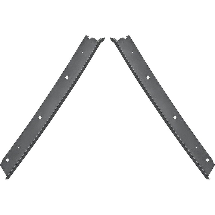 E378 Front Pillar Drip Rail Support 1967-69 Camaro, Firebird; Coupe; RH and LH; Pair