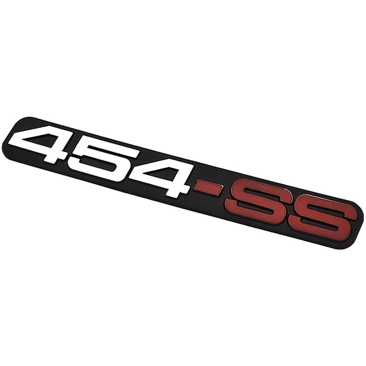EM1023K 1988-99 Chevrolet GMT400 Series C/K Truck, SUV, 454-SS Door Emblem, Adhesive Backed