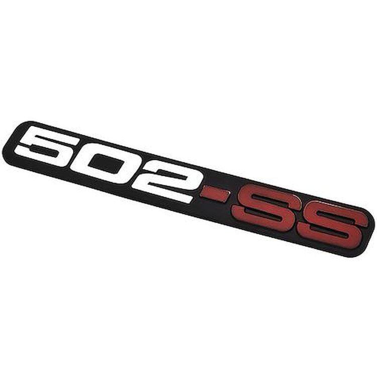 EM1024K 1988-99 Chevrolet GMT400 Series C/K Truck, SUV, 502-SS Door Emblem, Adhesive Backed
