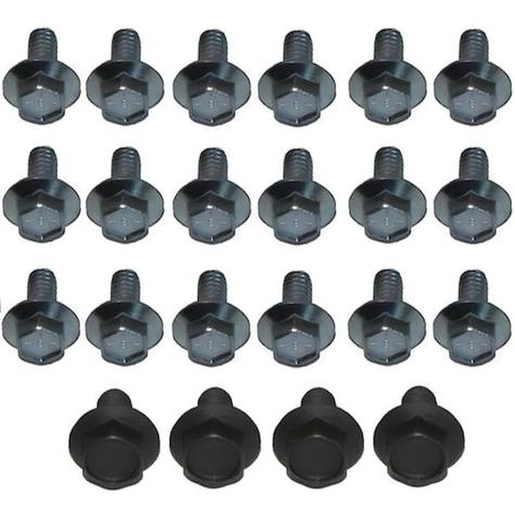 EN11060T 1964-90 Olds V8, 1977-79 Trans Am 403ci; Oil Pan Bolt Set; For 307, 330, 350, 400, 403, 455 Olds Engines
