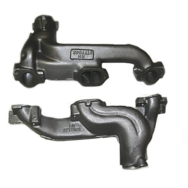 EX2345G D-Port with 2-1/4" Outlet for 1964-67 GTO, Lemans, Tempest: Ram Air H/O Exhaust Manifolds