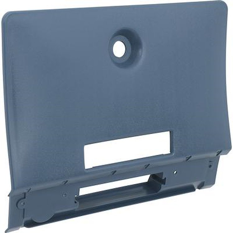 F10081 1970-81 Firebird, Trans Am; Glove Box Door Cover; With AC; Plastic Cover Only; Without Steel Door; Without Vent Deflector