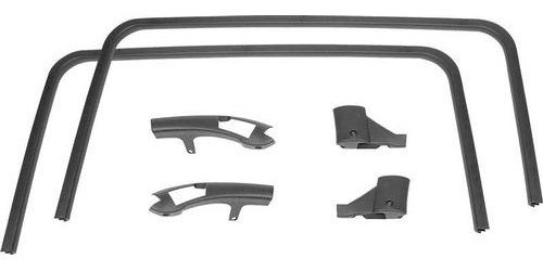 F12317 1978-81 Camaro, Firebird, Fisher T-Top Molding Set, 6 Piece