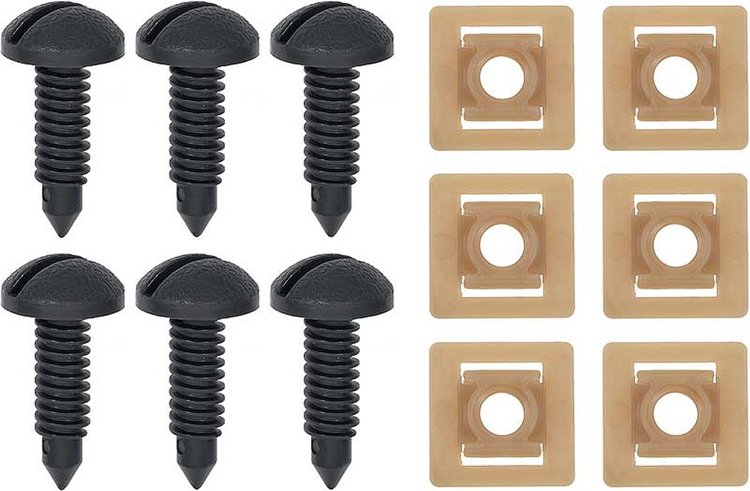 F2607 Rear Hatch Screw Set for 1982-1992 Chevy Camaro, Pontiac Firebird [Dark Blue]