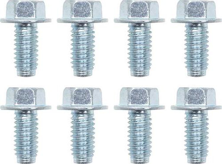 F6511 1967-81 Pontiac Firebird, Trans Am, GTO, Lemans; Valve Cover Bolt Set; 5/16 in.-18 Thread; 21/32 in. Long; Zinc Plated; Se