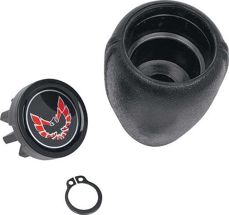 F7681 Shift Knob for 1970-1981 Pontiac Firebird [Red Firebird Emblem]