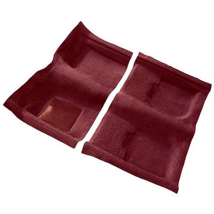 F9140502 1969-70 Cougar Convertible; Passenger Area Nylon; Loop Floor Carpet; Red