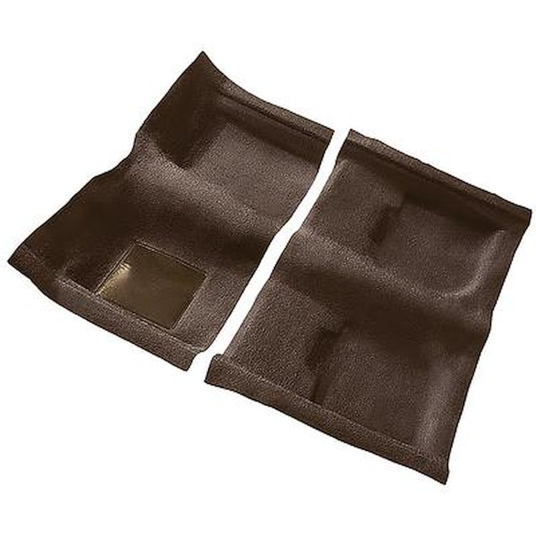 F91405B29 1969-70 Cougar Convertible; Passenger Area Nylon; Loop Floor Carpet; w/ Mass Backing; Ginger