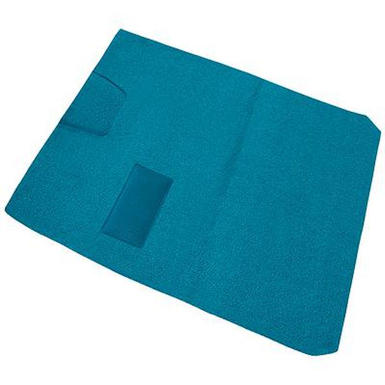 F9143541 1953-56 Ford F-100 w/ Low Tunnel; Cut & Sewn; Loop Carpet; Kit; Medium Blue