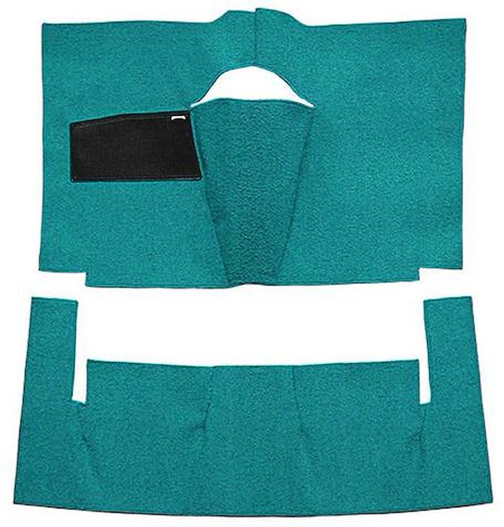 F9165706 1961 Galaxie Starliner/Sunliner 2-Door Hardtop/Convertible w/ Automatic/4-Speed - Cut & Sewn - Loop - Aqua