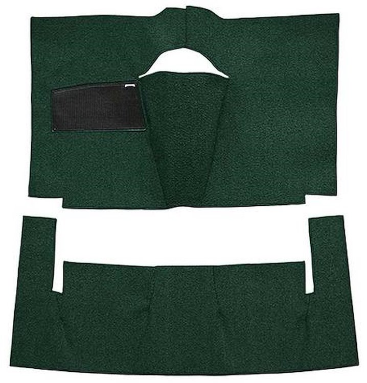 F9165713 1961 Galaxie Starliner/Sunliner 2-Door Hardtop/Convertible w/ Automatic/4-Speed - Cut & Sewn - Loop - Dark Green
