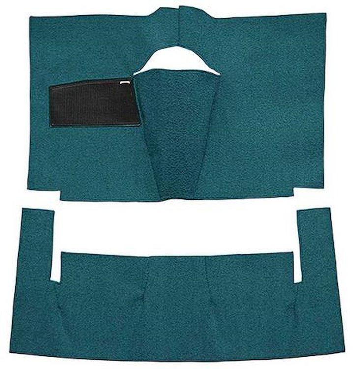 F9165716 1961 Galaxie Starliner/Sunliner 2-Door Hardtop/Convertible w/ Automatic/4-Speed - Cut & Sewn - Loop - Dark Teal