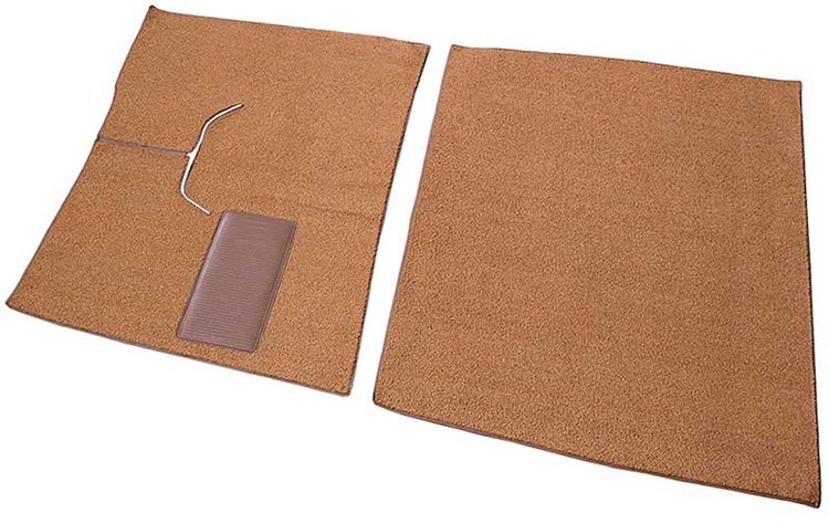 F9169269 1948-52 Ford F1 w/ Low Tunnel; Cut & Sewn; Loop Carpet; Kit; Medium Saddle