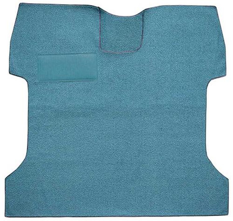 F9169541 1957-60 Ford F-100 w/ Low Tunnel; Cut & Sewn; Loop Carpet; Kit; Medium Blue
