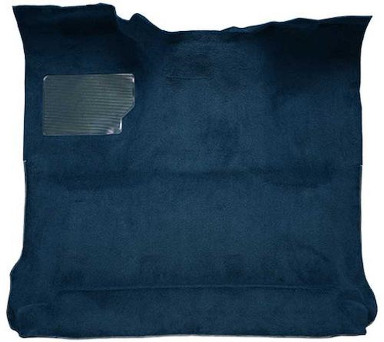 F9183208 1980-86 Ford F-Series Regular Cab w/ Low Tunnel; Molded; Cutpile Carpet; Kit; Blue