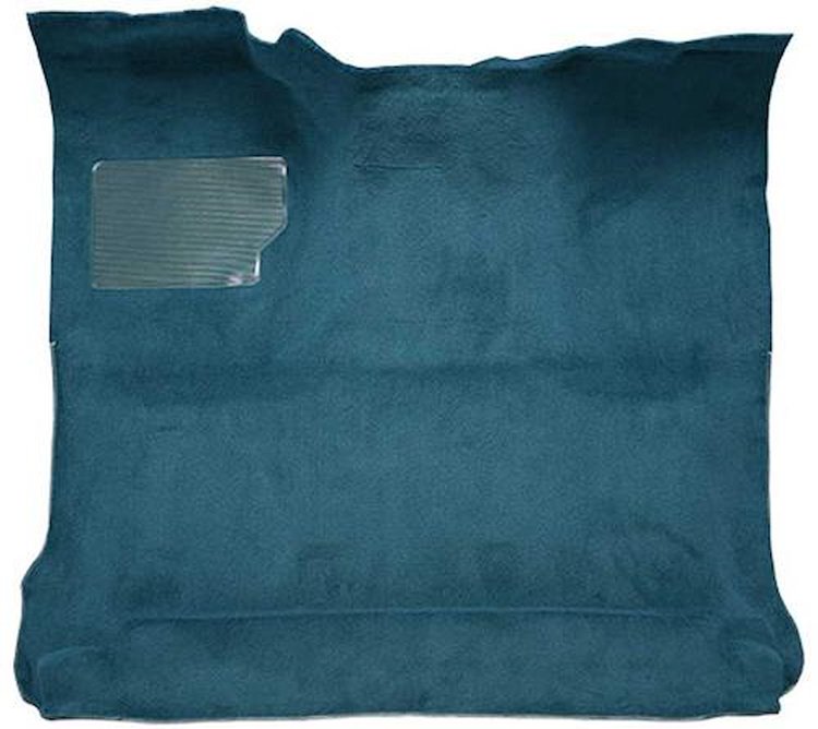 F9183241 1980-86 Ford F-Series Regular Cab w/ Low Tunnel; Molded; Cutpile Carpet; Kit; Ocean Blue/Bright Blue