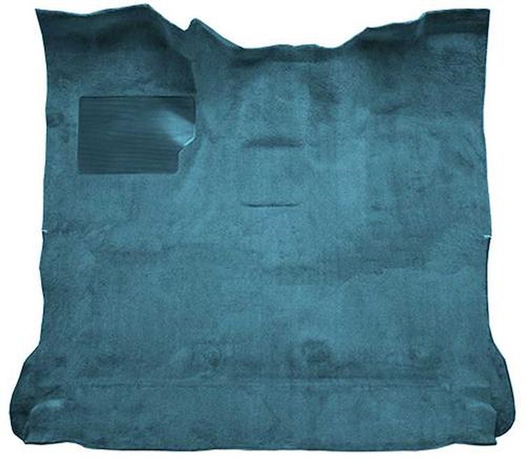 F9183303 1980-86 Ford F-Series Extra Cab w/ High Tunnel; Molded; Cutpile Carpet; Kit; Blue