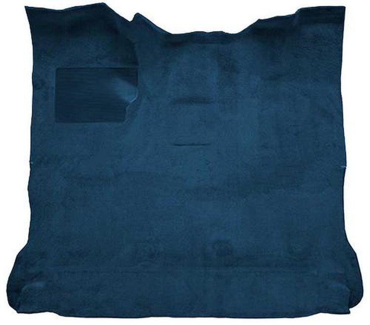 F9183308 1980-86 Ford F-Series Extra Cab w/ High Tunnel; Molded; Cutpile Carpet; Kit; Blue