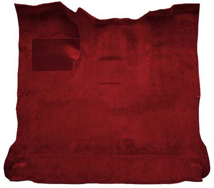 F9183321 1980-86 Ford F-Series Extra Cab w/ High Tunnel; Molded; Cutpile Carpet; Kit; Oxblood