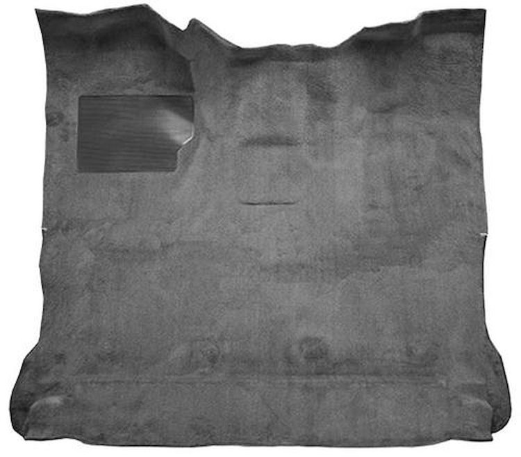 F9183347 1980-86 Ford F-Series Extra Cab w/ High Tunnel; Molded; Cutpile Carpet; Kit; Dark Gray