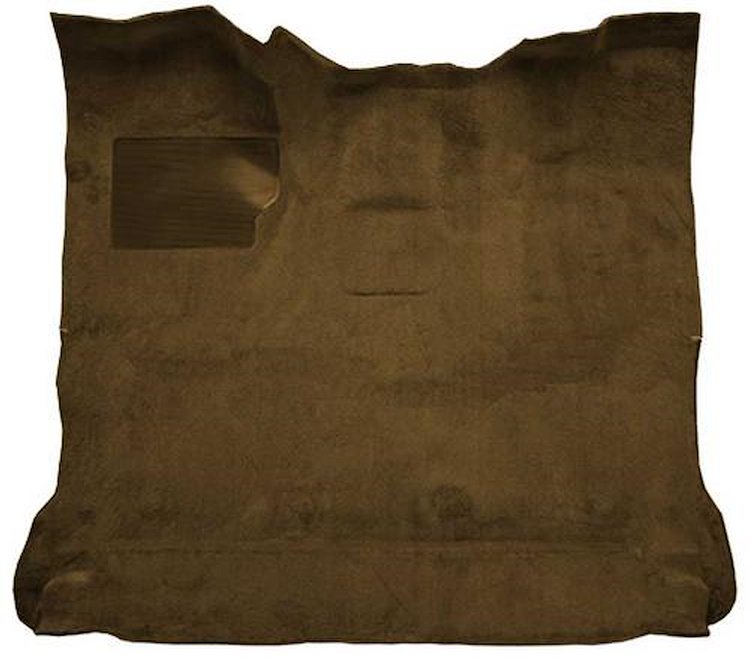 F9183352 1980-86 Ford F-Series Extra Cab w/ High Tunnel; Molded; Cutpile Carpet; Kit; Nutmeg