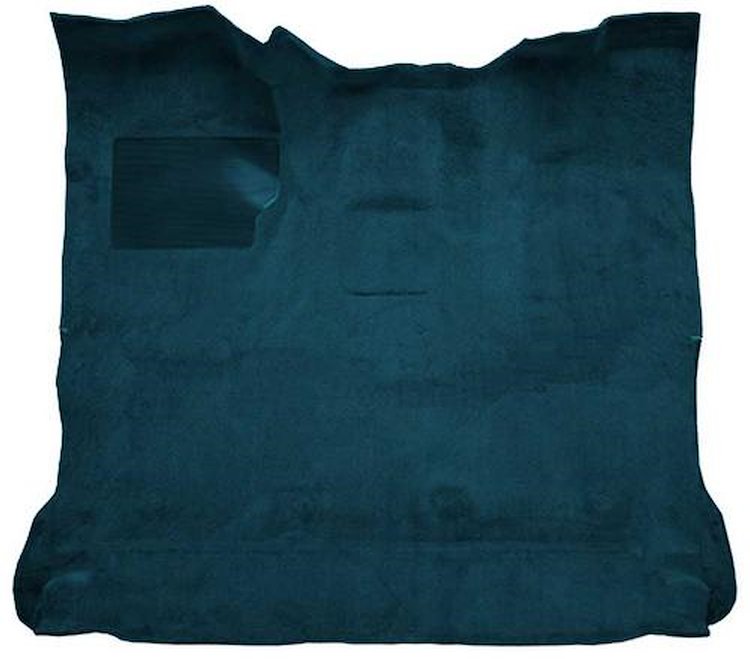 F9183353 1980-86 Ford F-Series Extra Cab w/ High Tunnel; Molded; Cutpile Carpet; Kit; Dark Blue