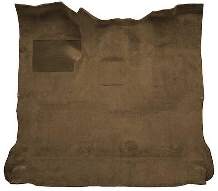 F9183359 1980-86 Ford F-Series Extra Cab w/ High Tunnel; Molded; Cutpile Carpet; Kit; Cognac