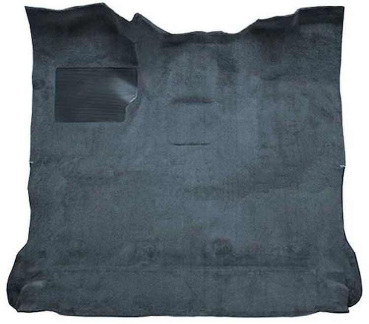F9183363 1980-86 Ford F-Series Extra Cab w/ High Tunnel; Molded; Cutpile Carpet; Kit; Crystal Blue