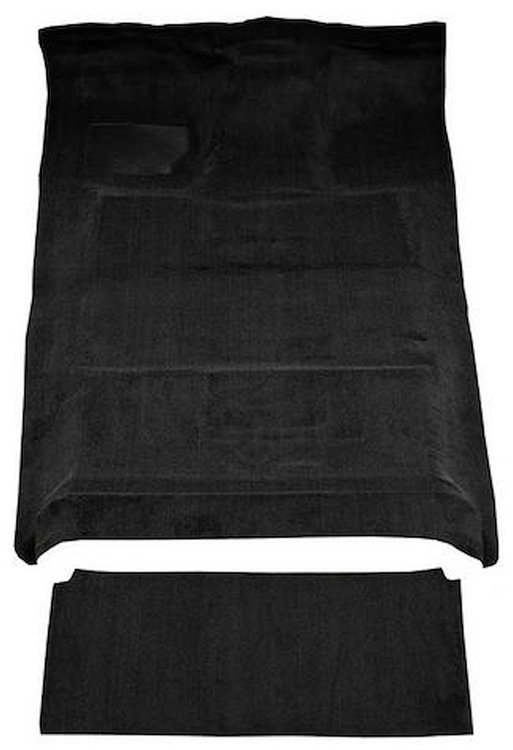 F9183501 1980-96 Ford F-Series Crew Cab w/ Low Tunnel; Molded; Cutpile Carpet; Kit; Black