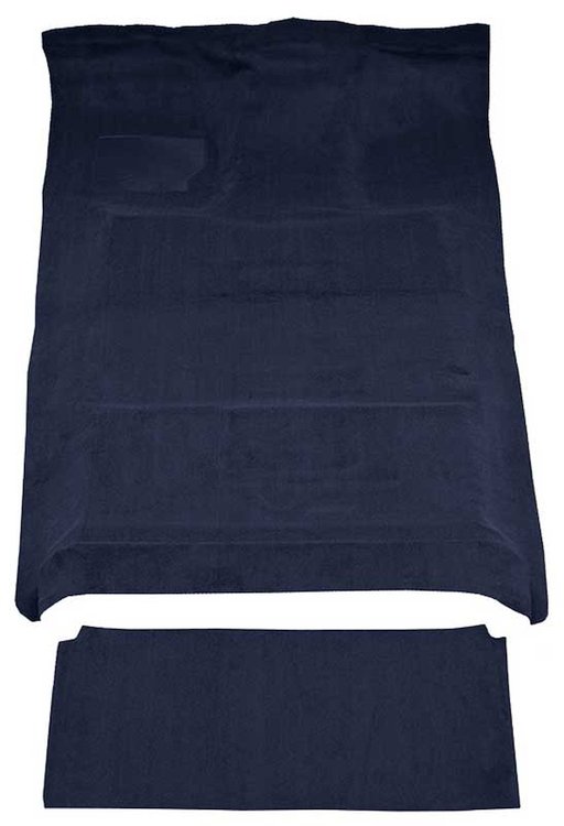 F9183566 1980-96 Ford F-Series Crew Cab w/ Low Tunnel; Molded; Cutpile Carpet; Kit; Dark Blue