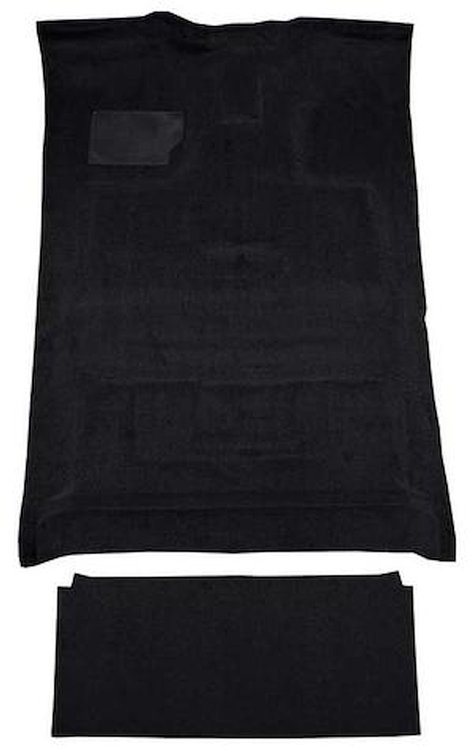 F9183601 1980-86 Ford F-Series Crew Cab w/ High Tunnel; Molded; Cutpile Carpet; Kit; Black