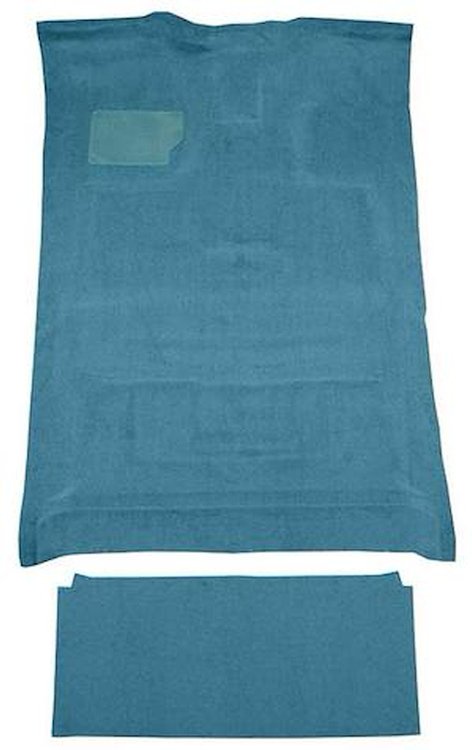 F9183603 1980-86 Ford F-Series Crew Cab w/ High Tunnel; Molded; Cutpile Carpet; Kit; Blue