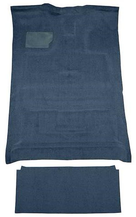 F9183604 1980-86 Ford F-Series Crew Cab w/ High Tunnel; Molded; Cutpile Carpet; Kit; Federal Blue