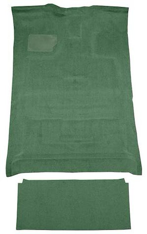 F9183619 1980-86 Ford F-Series Crew Cab w/ High Tunnel; Molded; Cutpile Carpet; Kit; Sage Green