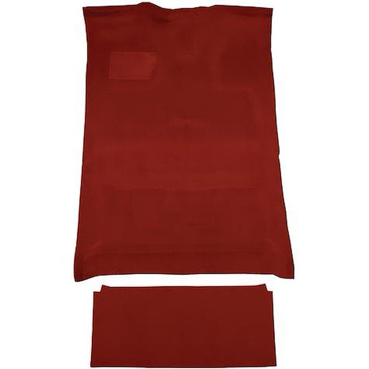 F9183621 1980-86 Ford F-Series Crew Cab w/ High Tunnel; Molded; Cutpile Carpet; Kit; Oxblood