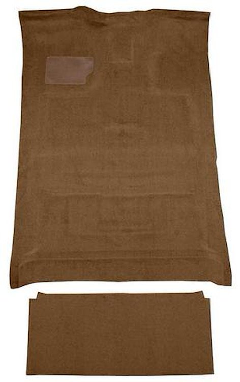 F9183624 1980-86 Ford F-Series Crew Cab w/ High Tunnel; Molded; Cutpile Carpet; Kit; Saddle