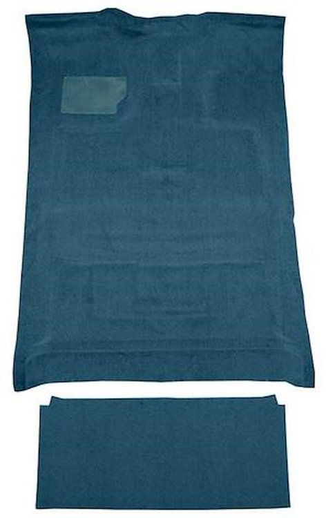 F9183641 1980-86 Ford F-Series Crew Cab w/ High Tunnel; Molded; Cutpile Carpet; Kit; Ocean/Bright Blue