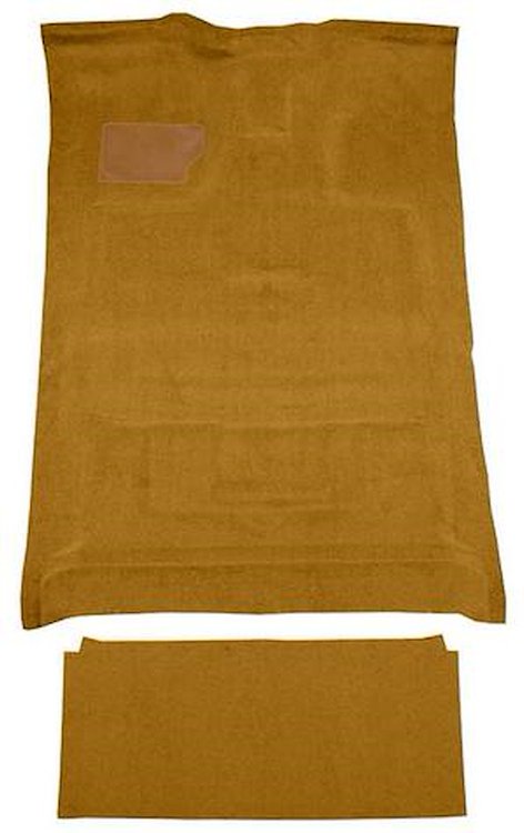 F9183650 1980-86 Ford F-Series Crew Cab w/ High Tunnel; Molded; Cutpile Carpet; Kit; Chamoise