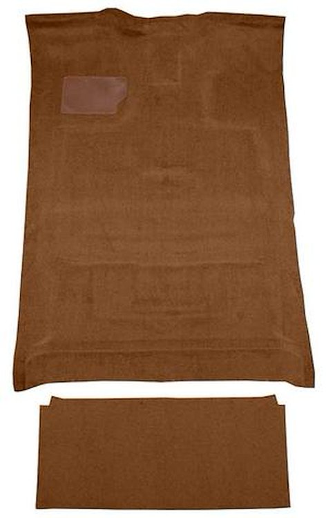 F9183652 1980-86 Ford F-Series Crew Cab w/ High Tunnel; Molded; Cutpile Carpet; Kit; Nutmeg