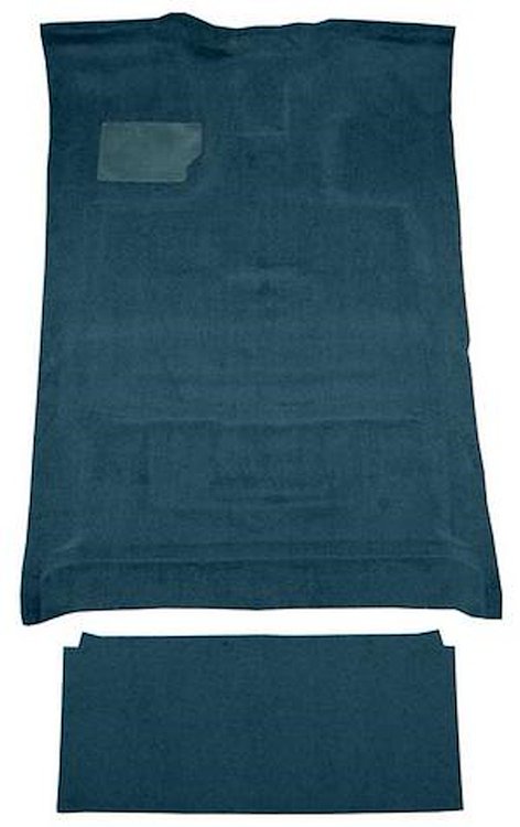 F9183653 1980-86 Ford F-Series Crew Cab w/ High Tunnel; Molded; Cutpile Carpet; Kit; Dark Blue