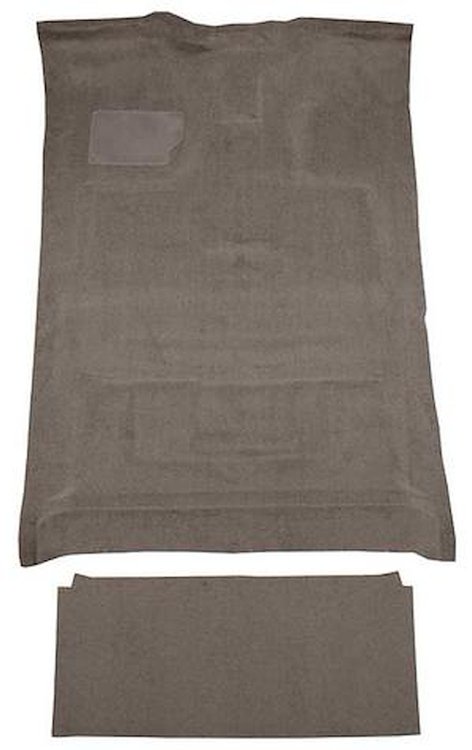 F9183661 1980-86 Ford F-Series Crew Cab w/ High Tunnel; Molded; Cutpile Carpet; Kit; Medium Mocha