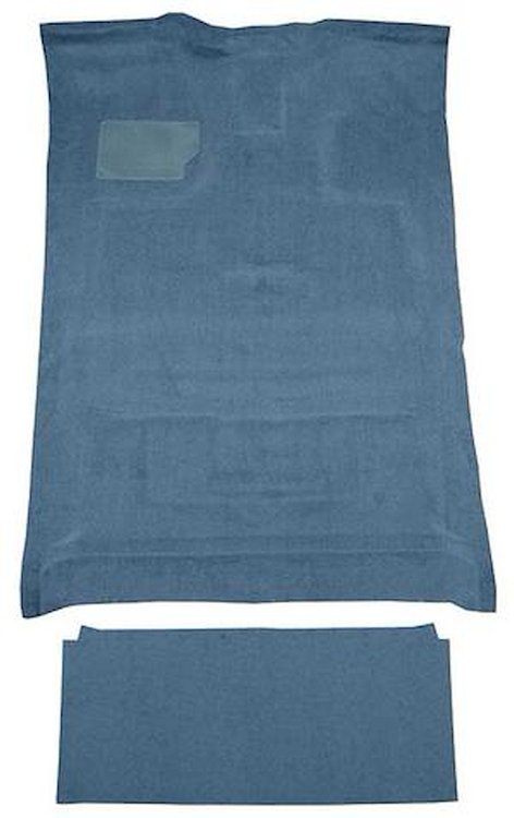 F9183663 1980-86 Ford F-Series Crew Cab w/ High Tunnel; Molded; Cutpile Carpet; Kit; Crystal Blue