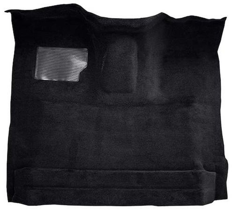 F9183701 1987-96 Ford F-Series Regular Cab w/ High Tunnel; Molded; Cutpile Carpet; Kit; Black